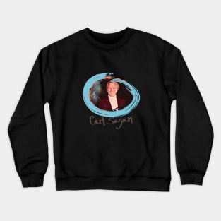 Portrait of Carl Sagan Crewneck Sweatshirt